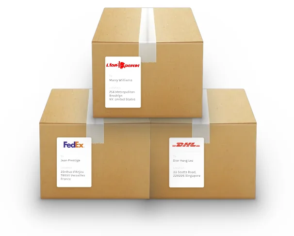 Compare shipping prices FedEx vs Lion Parcel vs DHL
