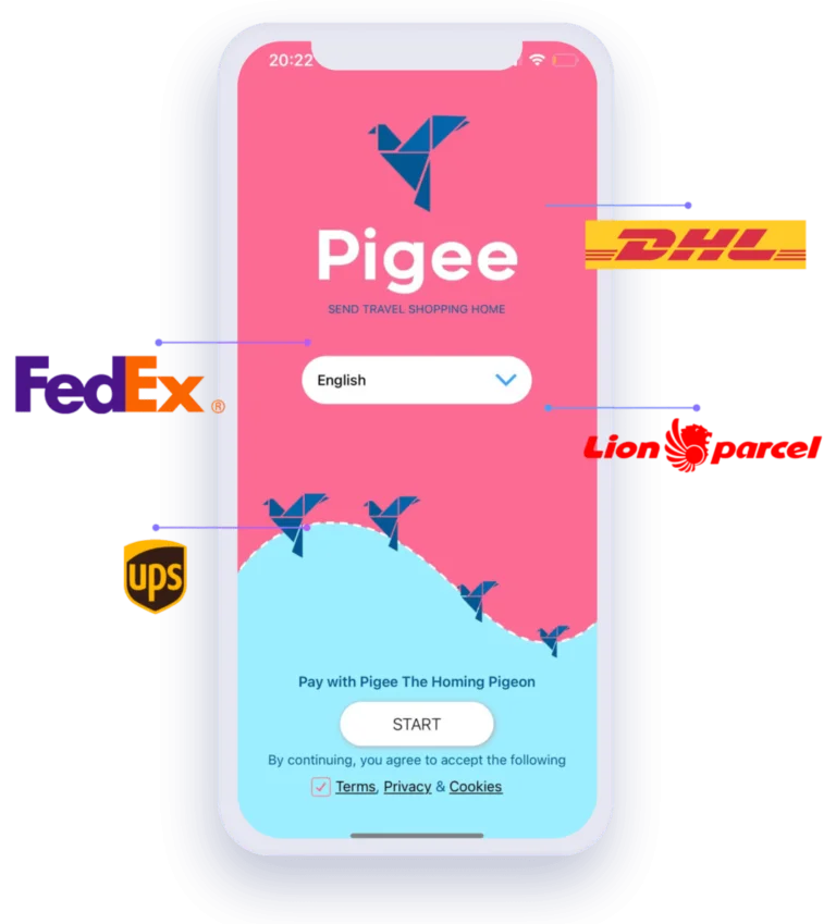 Pigee App Omni-shipping