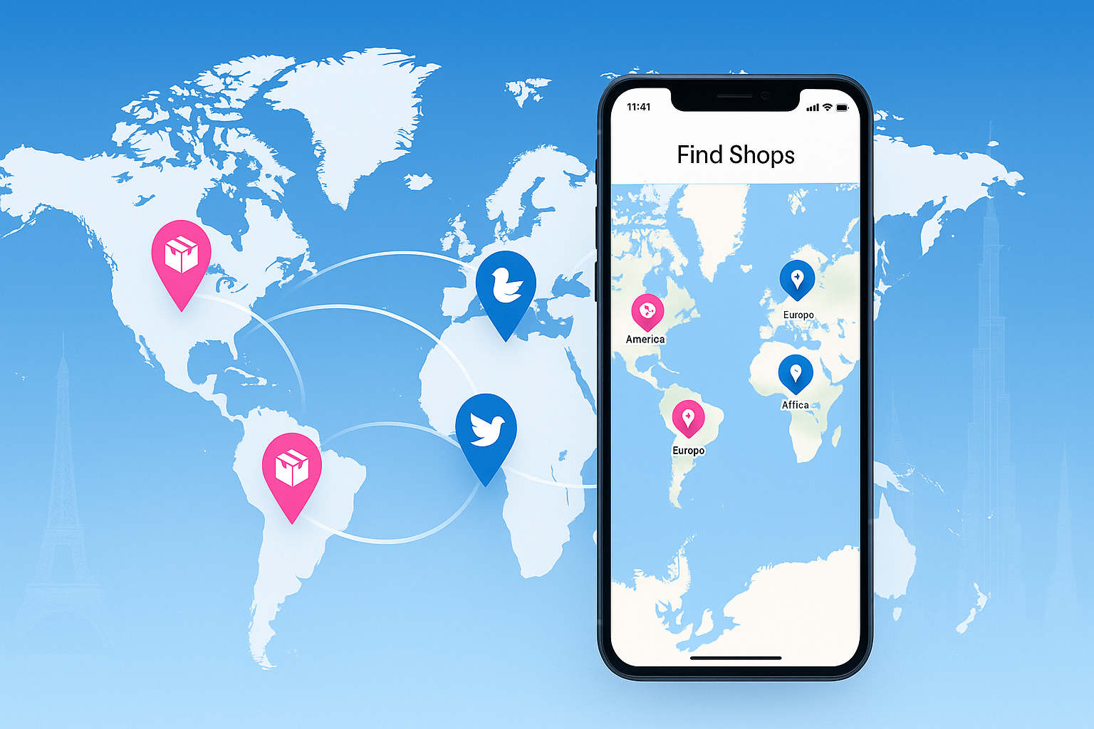 Pigee Shop Map Delivery Global