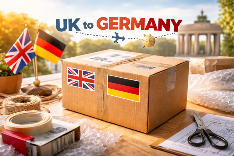 Post German Parcel Pigee delivery