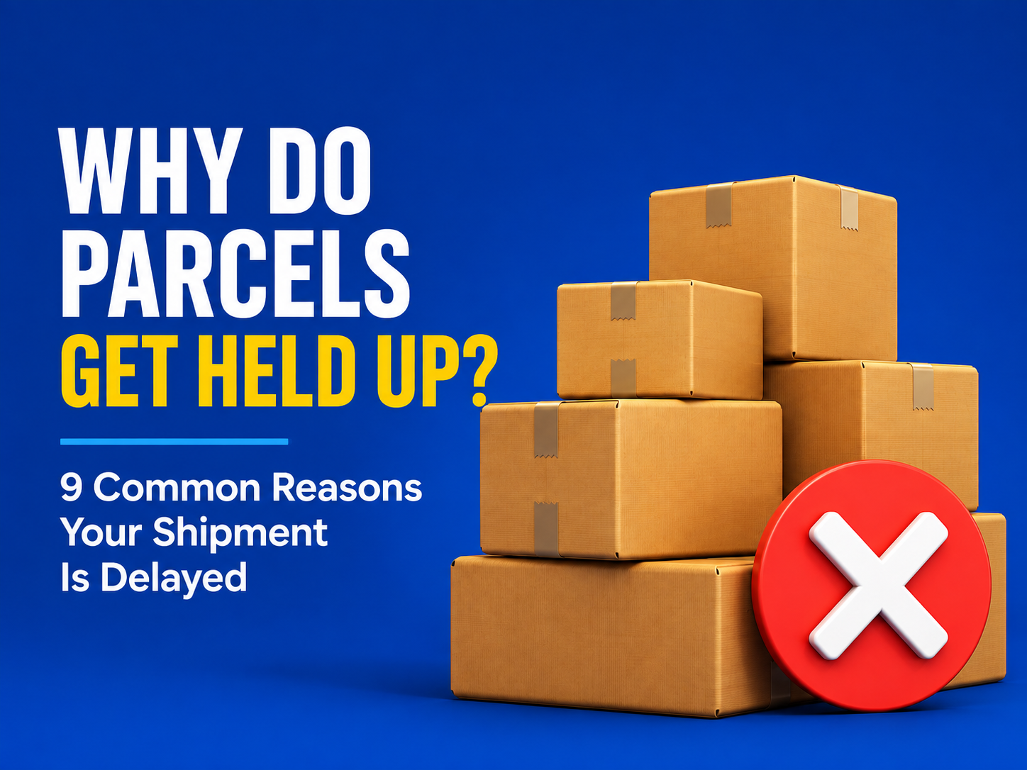 Why Do Parcels Get Held Up? 9 Common Reasons Your Shipment Is Delayed
