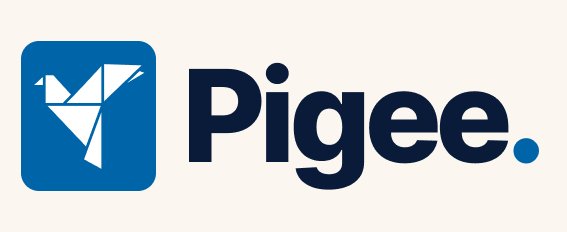 Pigee logo with light background